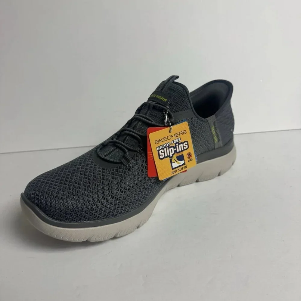 Skechers Womens Summits High Range Slip On Charcoal Size 8.5W